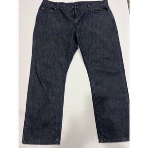 Alfani Mens Bootcut Jeans 40x30 Dark Wash 100% Cotton Denim Classic‎ Fit